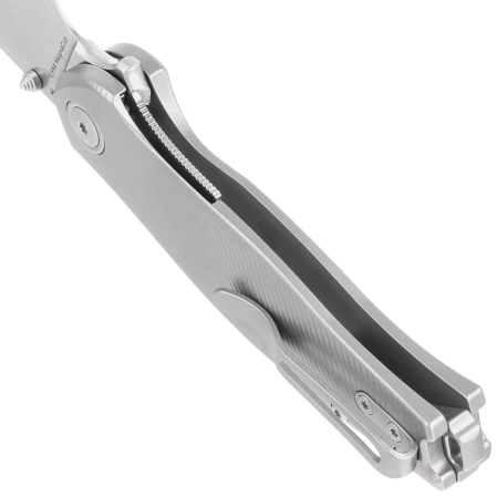 Viper Vale Gray Titanium, Stonewashed MagnaCut by Jesper Voxnæs Knife (V6006TI)