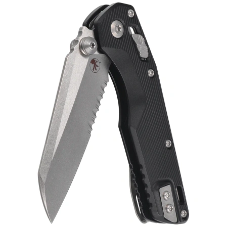 Microtech MSI Ram-Lok Mini S/E Knife Black Fluted Aluminium, Stonewashed P/S M390MK by Tony Marfione (210M-11FL)