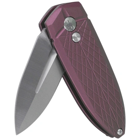 Bestech QUQU Brown Aluminum, Satin 14C28N by Gogo Knife (BG57B-3)