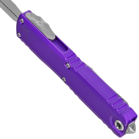 Nóż automatyczny OTF Microtech Ultratech Gen IV D/E Purple Aluminium, Stonewashed M390MK by Tony Marfione (11224-10PU)