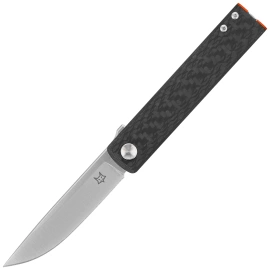Fox Chnops Knife 3K Carbon Fiber, Satin M390 by Riccardo Gobbato (FX-543 CFO)