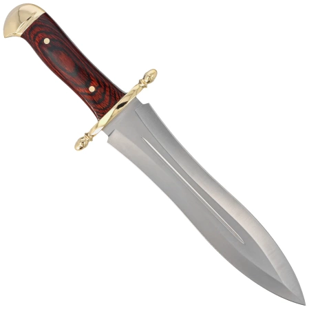 Podenquero-M Pakka Wood, Satin X50CrMoV15 knife