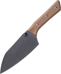 Nóż kuchenny Microtech Santoku 6'' Black Cherry G10, Stonewashed M390MK (3200-10BC)