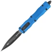 Microtech Dirac D/E OTF Knife Blue Aluminium, Black Cerakote M390 by Tony Marfione (225-1BL)