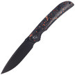 Civivi Knife Imperium Shredded Carbon Fiber / Copper Shred, Black Stonewashed Nitro-V (C2106C)
