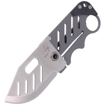 Böker Plus Credit Card Knife Titanium / G10, Satin 440C by John Kubasek (01BO010)