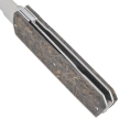 Nóż składany Maserin Silver 410/G Black-Gold Fat Carbon, Satin Elmax by Bruno Bruna