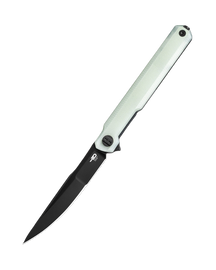 Bestech Duoz Knife Jade G10, Black PVD 14C28N by Ostap Hel (BG65D)
