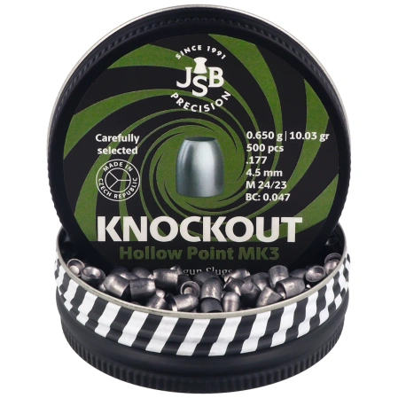 Śrut JSB Slug KnockOut MK3 4.51 mm, 0.650 g, 500 szt. (546324-500)
