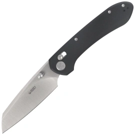 Nóż składany Kubey Bonza Black G10, Satin 14C28N by Happy As Larry (KU446A)