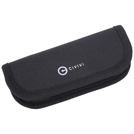 CIVIVI McKenna Black Stonewashed Copper, Damascus by Elijah Isham (C905DS-2)