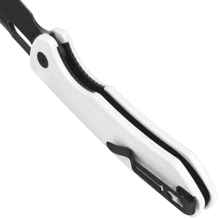 Nóż składany Bestechman Firebird White G10, Black PVD Stonewashed D2 (BMK05E)
