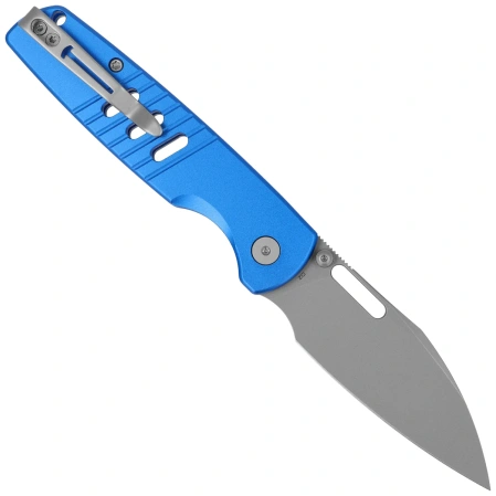 Nóż składany Bestechman Vector Blue Aluminium, Bead Blasting D2 (BMK15D)