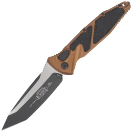 Microtech Socom Elite Auto T/E Automatic Knife Tan Aluminium, Black M390MK by Tony Marfione (161A-1TA)