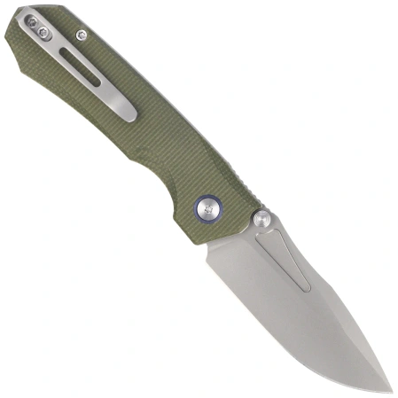 Nóż składany Remette Rhino Micarta, Stonewashed 14C28N (MC25A)