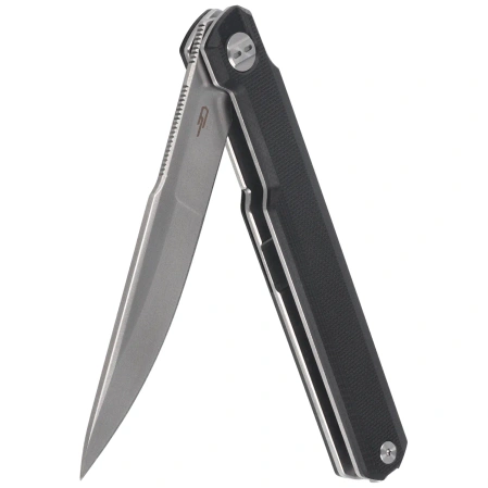 Nóż składany Bestech Duoz Black G10, Satin 14C28N by Ostap Hel (BG65A)