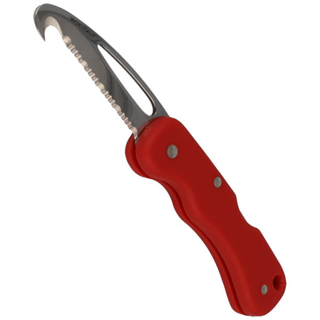 Nóż ratowniczy MAC 697 SOS Red FRN, Mirror W 1.4034