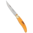 MAM Iberica S Knife Orange Beech Wood, Brass HW, Satin 420 (2010-OR)