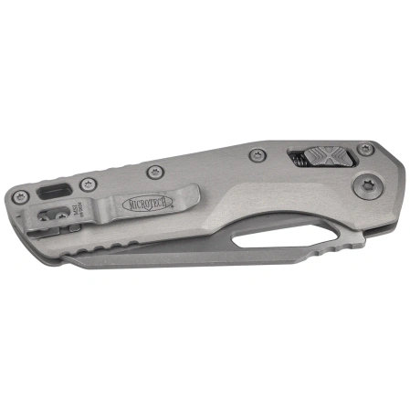 Microtech MSI S/E Knife Natural Clear Aluminium, Apocalyptic M390MK by Tony Marfione (210-10APNC)