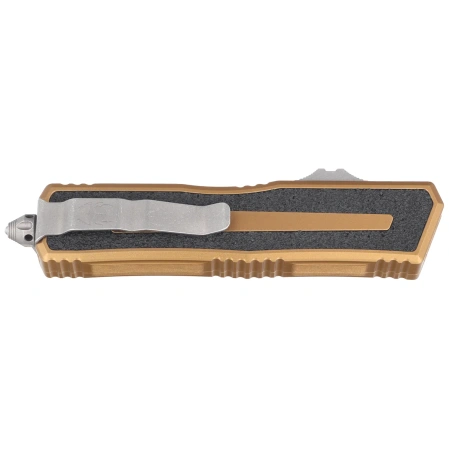 Microtech Scarab II Gen III S/E Knife Tan Aluminum, Apocalyptic M390MK by Tony Marfione (1278-10APTA)