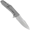 Nóż składany Reate K-3 Drop Point Grey Titanium/Carbon Fiber, Satin CTS-204P