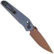 Bestech Mothus Knife Dark Blue G10, Gold PVD 14C28N by Kombou (BG67F)