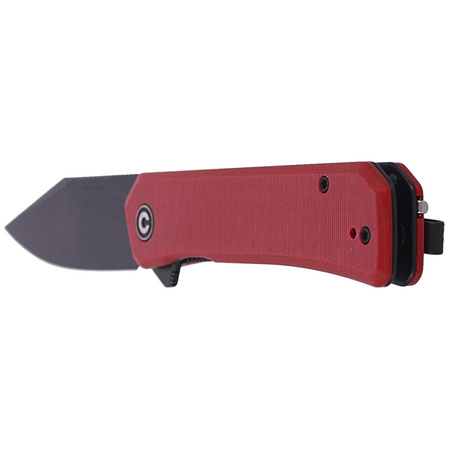 Nóż składany CIVIVI Relic Burgundy G10, Black Stonewashed Nitro-V (C20077B-2)