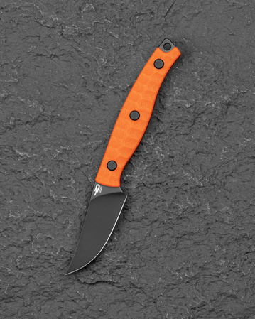 Nóż Bestech Heidiblacksmith #3 Upswept Orange G10, Black PVD 14C28N by Heidi (BFK08B)