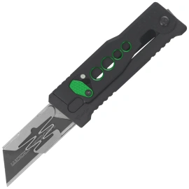 Nóż grawitacyjny Reate EXO-U Black with green hole Aluminium, Stainless Steel (EXO-U BK.GR)