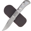 Kizer Trestle Knife Silver Titanium / Mother of Pearl, Hand Brushed S45VN by Azo (Ki3761A3)