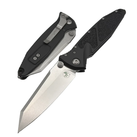 Microtech Socom Elite Warcom S/E-M Signature Knife Black Aluminum, Stonewashed M390MK by Tony Marfione (259-10S)