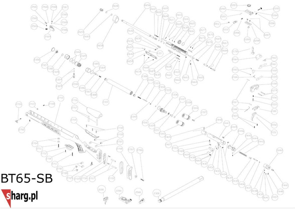 Uszczelka iglicy zaworu PCP do Hatsan BT65, Galatian, Predator (2334-2335)