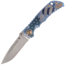 Nóż składany Spartan Blades Harsey Folder ''Uncle Sam'' Titanium, Stonewashed MagnaCut by William W. Harsey (SF5USAM)