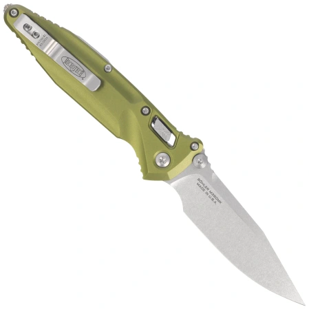 Microtech Socom Delta Ram-Lok S/E-M Knife OD Green Aluminum, Stonewashed M390MK (159RL-10OD)