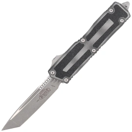 Nóż automatyczny OTF Microtech Scarab II Gen III T/E Weathered Metal Aluminium, Apocalyptic M390MK by Tony Marfione (1279-10APWME)