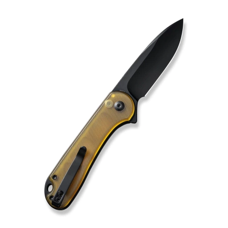 Civivi Button Lock Elementum II Knife Bead Blasted Ultem, Black Nitro-V (C18026P-8)