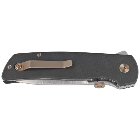 Nóż składany Fox Original Gangster Black Micarta, Satin MagnaCut by Bob Terzuola (FX-ATC-OG01 LMB)