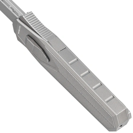 Remette RT-Swordfish T Knife Gray Aluminum/Carbon Fiber, Ceramic Sandblasted S35VN (ZL103D3)