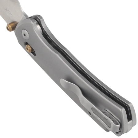 Nóż składany Kizer T1 CD Silver Titanium, Satin M390 by Uli Hennicke (Ki3490.2CDA1)