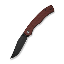 Nóż składany Civivi Clingman Burgundy G10, Black Stonewashed Nitro-V by Taylor Martin Best Damn EDC (C23065-2)