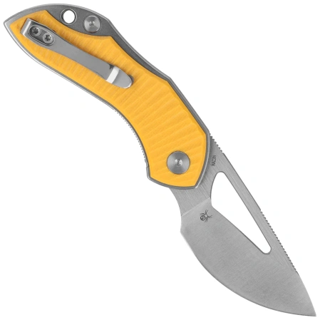 Nóż składany Bestechman Triassic Yellow G10, Satin 14C28N by Denis Simonutti (BMK17B)