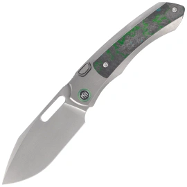 Nóż składany Remette Orca Gray Titanium/Kelp Bed CamoCarbon, Pearlescent M390 (ORCAKD)