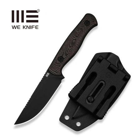 WeKnife Notchline Milled Copper Foil Carbon Fiber, Black Stonewashed CPM S35VN (WE25047-2)