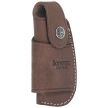 LionSteel Vertical/Horizontal Brown Leather Knife Pouch (900FDV4 BR)
