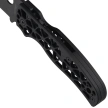 Spyderco Edgerati Knife Black Aluminum, Black DLC CPM S30V by Sal Glesser (C266BKALBKP)