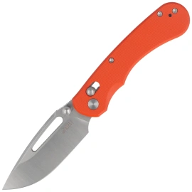 Nóż składany Kubey Stalker Orange G10, Satin D2 by Johan Jordaan (KU504B)