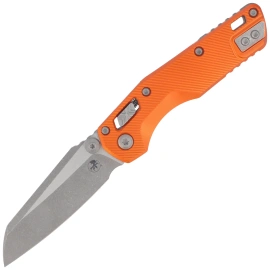 Microtech MSI Ram-Lok Mini S/E Knife Orange Fluted Aluminium, Apocalyptic M390MK by Tony Marfione (210M-10APFLOR)