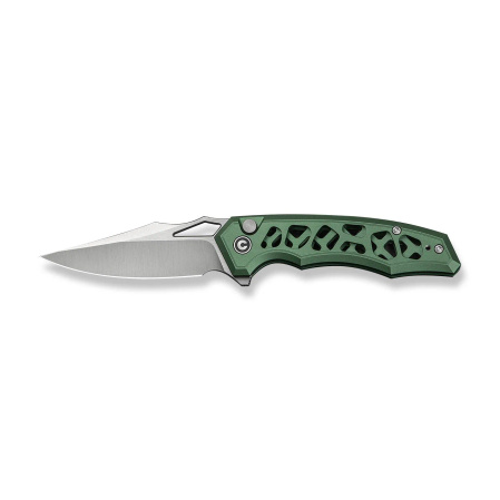Civivi Anaaki Knife Green Aluminum, Satin Nitro-V (C24039-3)