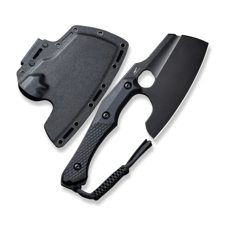 Civivi Knife Aratra Black G10, Black Stonewashed D2 by Maciej Torbé (C21041-1)