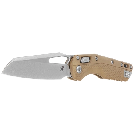 Microtech MSI S/E Knife Dark Earth Tri-Grip Polymer, Stonewashed M390MK by Tony Marfione (210T-10PMDE)